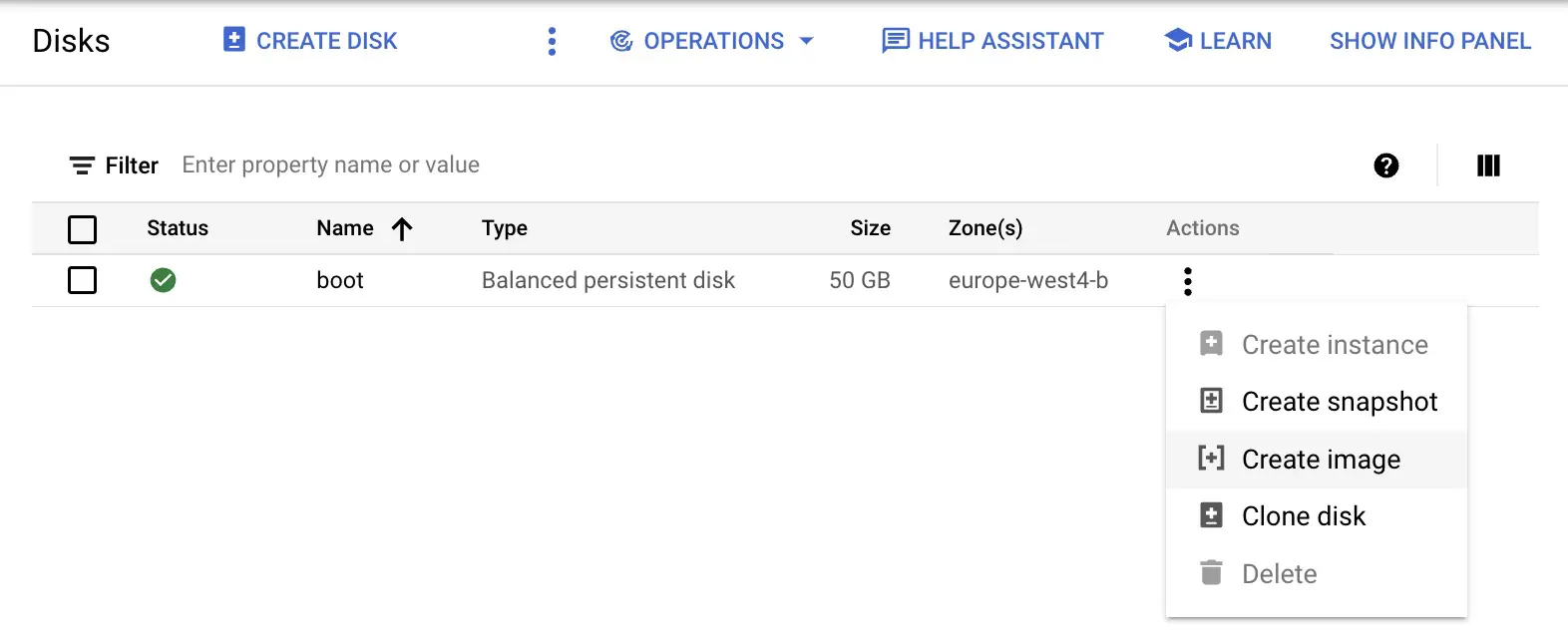 Export Google Cloud Compute Engine disk to VMware Disk