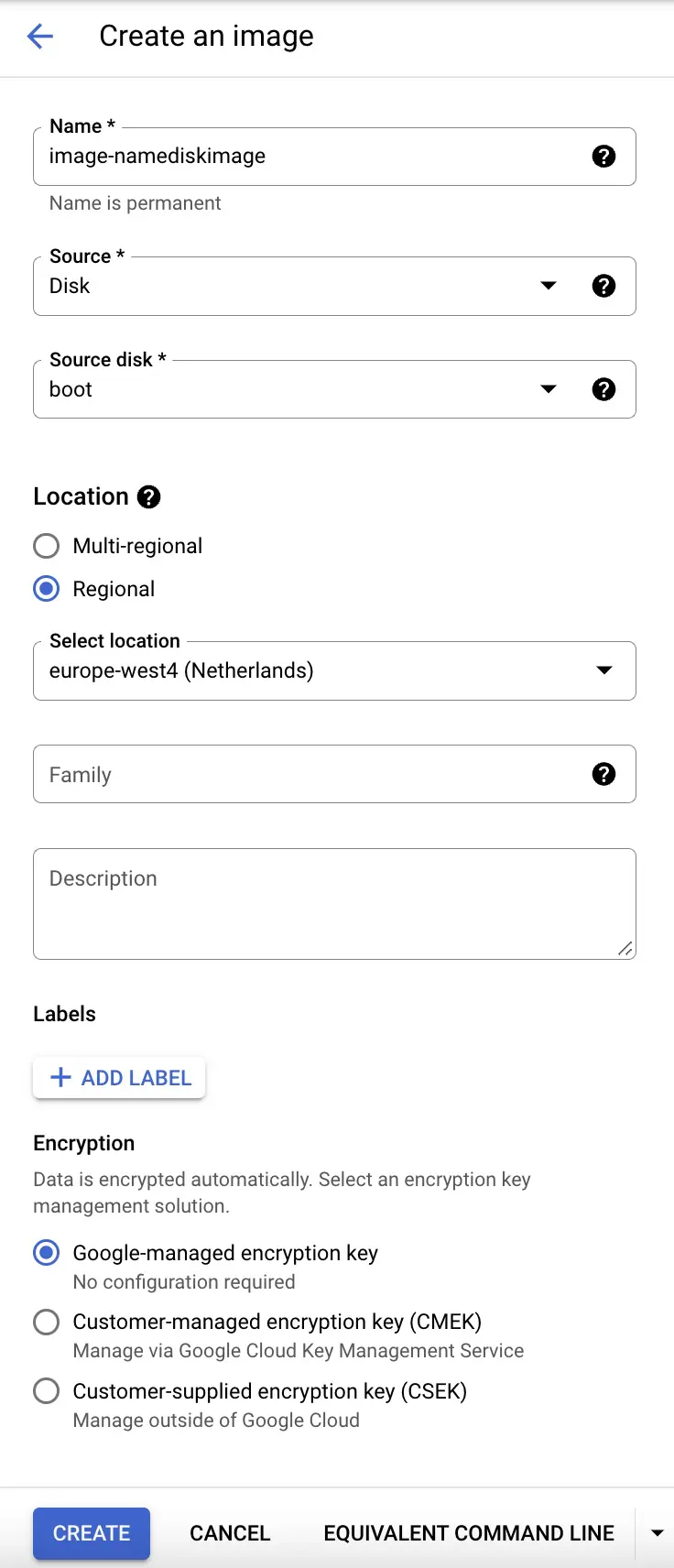 Export Google Cloud Compute Engine disk to VMware Disk